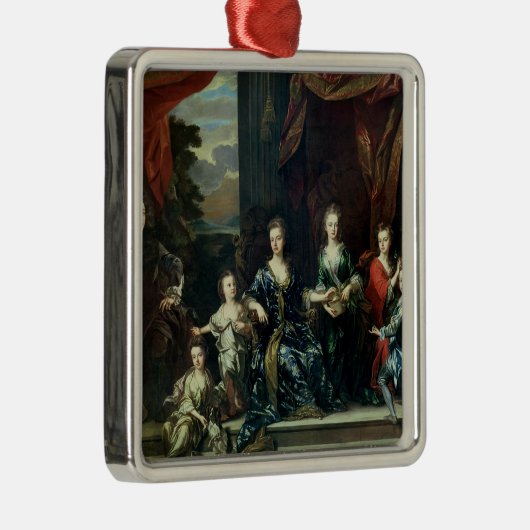 John Churchill 1e hertog van Marlborough Metalen Ornament (Rechts)