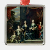 John Churchill 1e hertog van Marlborough Metalen Ornament (Voorkant)