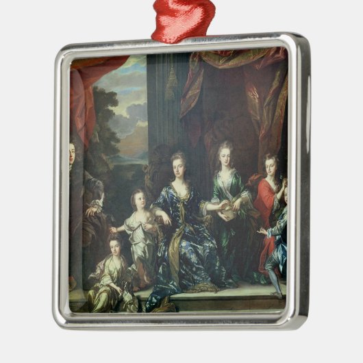 John Churchill 1e hertog van Marlborough Metalen Ornament (Links)