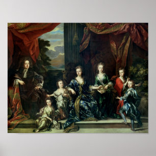 John Churchill 1e hertog van Marlborough Poster