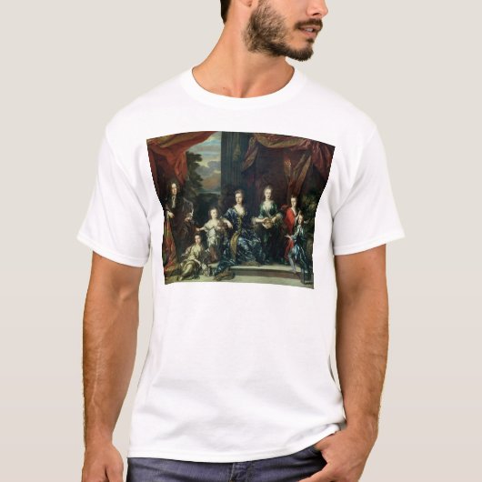 John Churchill 1e hertog van Marlborough T-shirt (Voorkant)