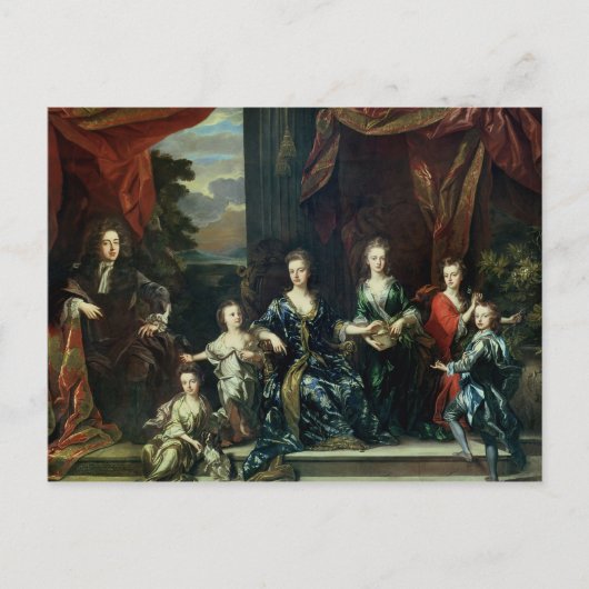 John Churchill 1st Duke of Marlborough Briefkaart (Voorkant)