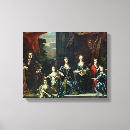 John Churchill 1st Duke of Marlborough Canvas Afdruk (Voorkant)