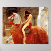 John Collier Lady Godiva Fine Art Poster (Voorkant)