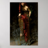 John Collier Priesteres van Delphi Poster (Voorkant)