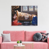 John Collier The Sleeping Beauty Canvas Afdruk (Insitu (Woonkamer))