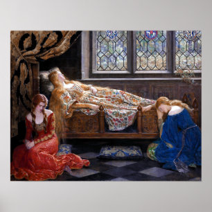 John Collier The Sleeping Beauty Poster