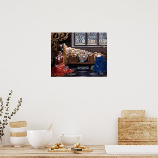 John Collier The Sleeping Beauty Poster (Keuken)