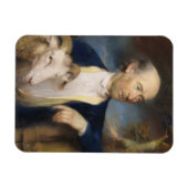 John Collins of Devizes (fl.1771-99) 1799 (pastel) Magneet (Horizontaal)