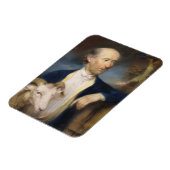 John Collins of Devizes (fl.1771-99) 1799 (pastel) Magneet (Linkerzijde)