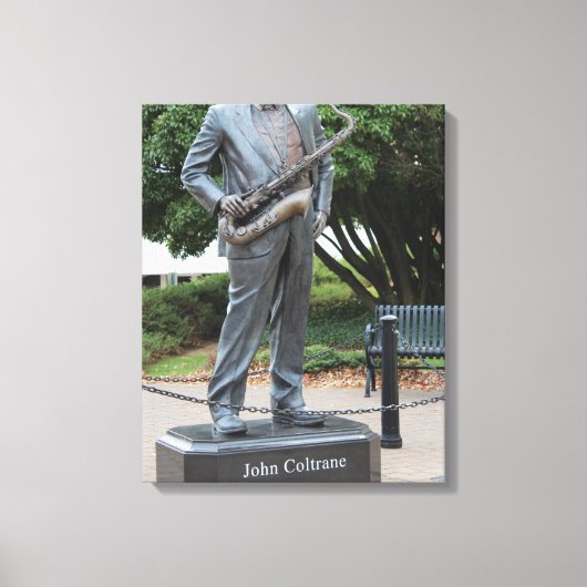 John Coltrane Canvas Afdruk (Voorkant)