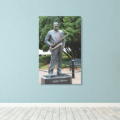 John Coltrane Canvas Afdruk (Insitu (Houten vloer))