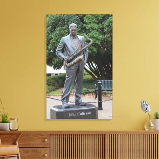 John Coltrane Canvas Afdruk (Insitu (Woonkamer))