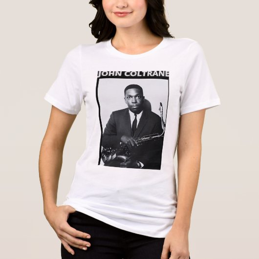 John Coltrane Tri-Blend Shirt (Voorkant)
