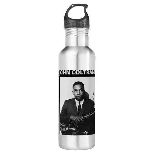 John Coltrane Waterfles (Voorkant)