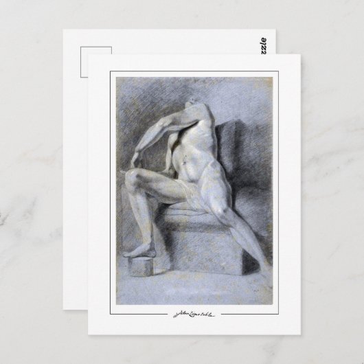 John Constable #131-2 - Kunstmatig Briefkaart (Voorkant / Achterkant)