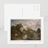 John Constable #16-2 - Briefkaart met fijne kunst (Voorkant / Achterkant)