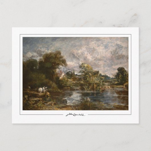 John Constable #16-2 - Briefkaart met fijne kunst (Voorkant)