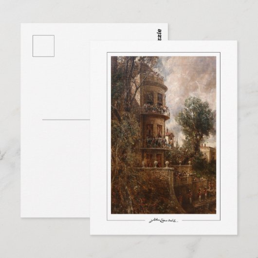 John Constable #196 - Fine Art Briefkaart (Voorkant / Achterkant)
