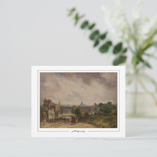 John Constable #20 - Briefkaart met fijne kunst (Staand voorkant)