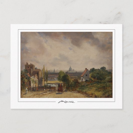 John Constable #20 - Briefkaart met fijne kunst (Voorkant)