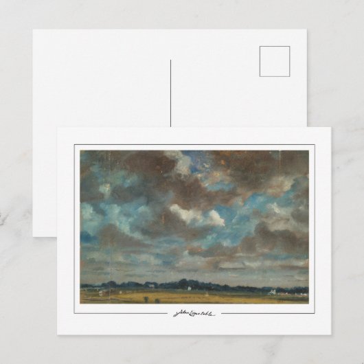John Constable #21 - Briefkaart met fijne kunst (Voorkant / Achterkant)