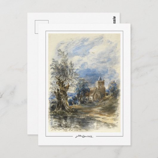 John Constable #256-2 - Kunstkaart Briefkaart (Voorkant / Achterkant)