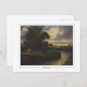 John Constable #306-2 - Kunstmatig Briefkaart (Voorkant / Achterkant)