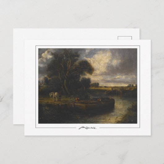 John Constable #306-2 - Kunstmatig Briefkaart (Voorkant / Achterkant)