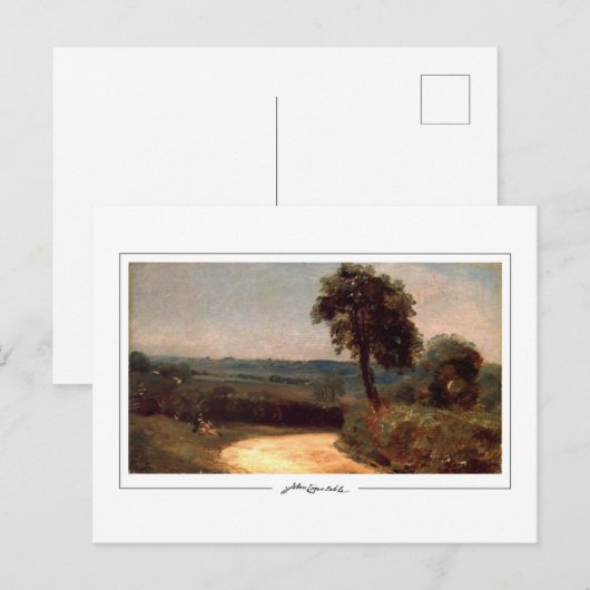 John Constable #37-2 - Briefkaart met fijne kunst (Voorkant / Achterkant)