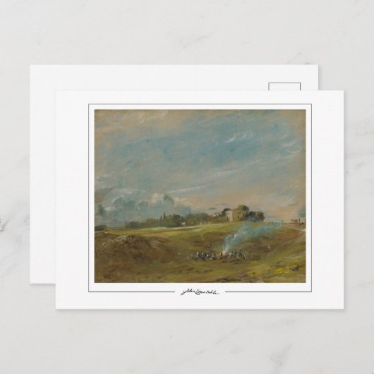 John Constable #471-2 - Kunstmatig Briefkaart (Voorkant / Achterkant)