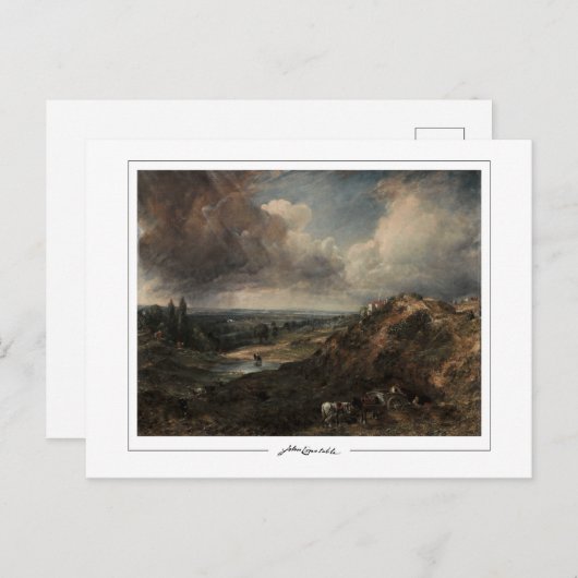 John Constable #496-2 - Kunstmatig Briefkaart (Voorkant / Achterkant)