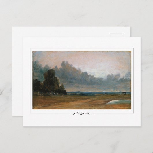John Constable #548-2 - Kunstmatig Briefkaart (Voorkant / Achterkant)