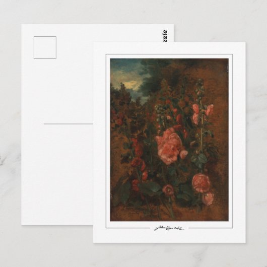 John Constable #599-2 - Kunstmatig Briefkaart (Voorkant / Achterkant)