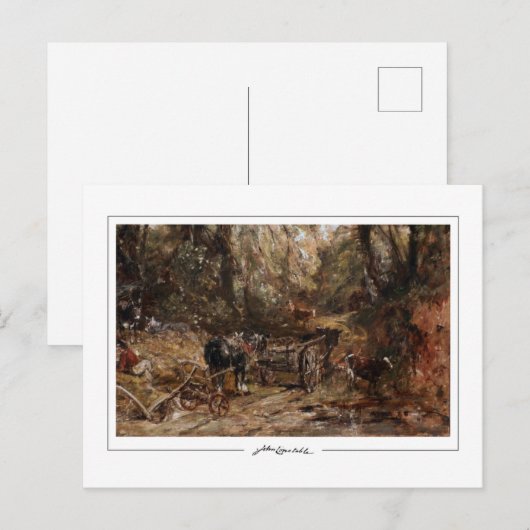 John Constable #66-2 - Briefkaart met fijne kunst (Voorkant / Achterkant)