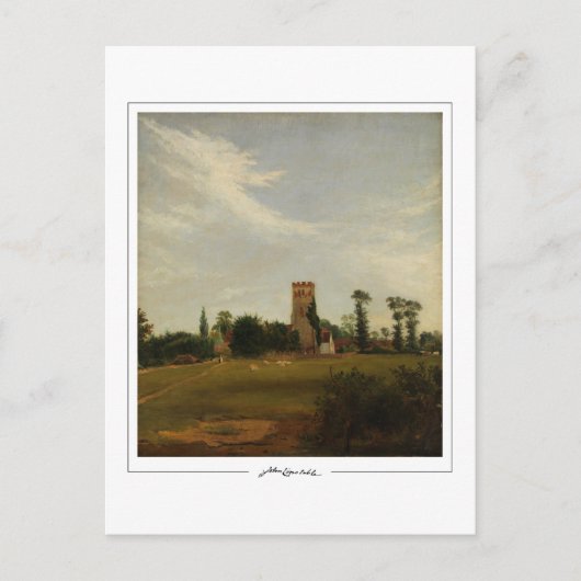 John Constable #74-2 - Briefkaart met fijne kunst (Voorkant)