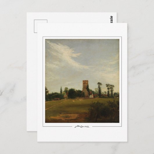 John Constable #74-2 - Kunstkaart Briefkaart (Voorkant / Achterkant)