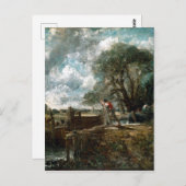 John Constable A Boat die een sluis passeert Briefkaart (Voorkant / Achterkant)
