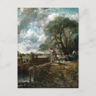 John Constable A Boat die een sluis passeert Briefkaart