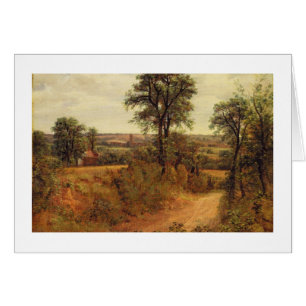 John Constable   A Lane nabij Dedham, c.1802 (olie