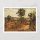 John Constable | A Lane nabij Dedham, c.1802 (olie Briefkaart (Voorkant)
