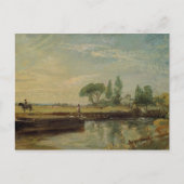 John Constable | A-schuur onder Flatford Lock, c.1 Briefkaart (Voorkant)