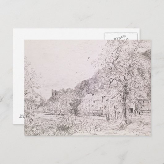 John Constable | Arundel Mill en Castle, 1835 dr Briefkaart (Voorkant / Achterkant)