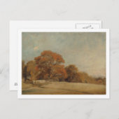 John Constable | Autumnaal landschap in East Ber Briefkaart (Voorkant / Achterkant)