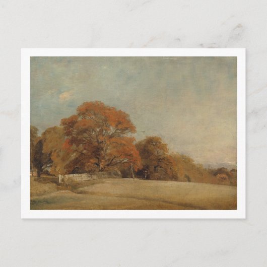 John Constable | Autumnaal landschap in East Ber Briefkaart (Voorkant)