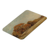 John Constable | Autumnaal landschap in East Ber Magneet (Linkerzijde)