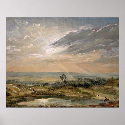 John Constable | Branch Hill Pond, Hampstead Poster (Voorkant)