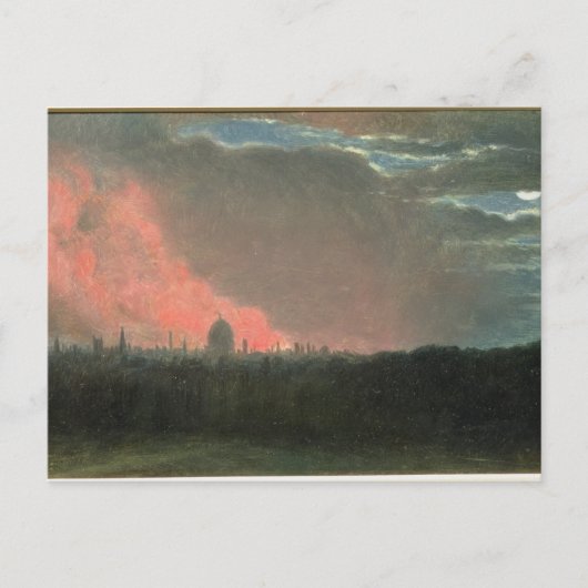 John Constable | Brand in Londen gezien vanuit Ham Briefkaart (Voorkant)