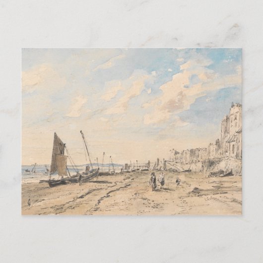 John Constable - Brighton Beach Kijkend West Briefkaart (Voorkant)