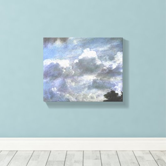 John Constable Cloud Studie Canvas Afdruk (Insitu (Houten vloer))